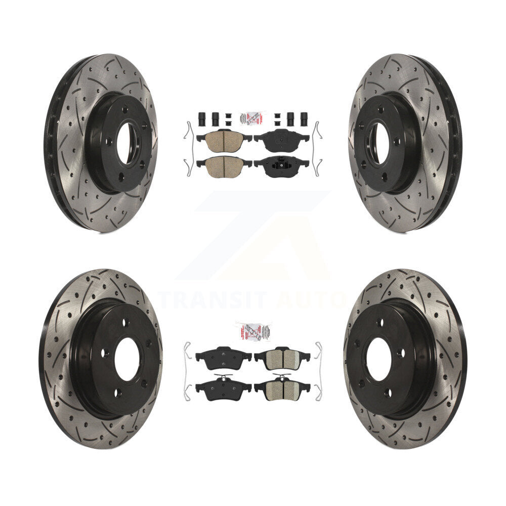 Transit Auto KDA-102503 Disc Brake Kit for 2012-2018 Ford Focus - Front and Rear product image