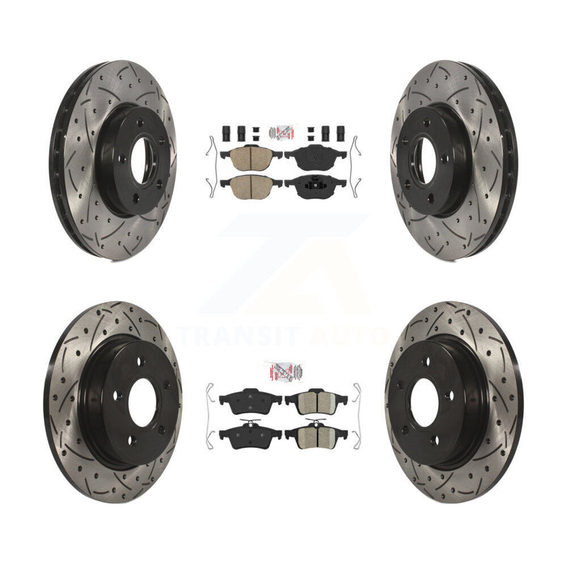 Transit Auto KDA-102503 Disc Brake Kit for 2012-2018 Ford Focus - Front and Rear product image
