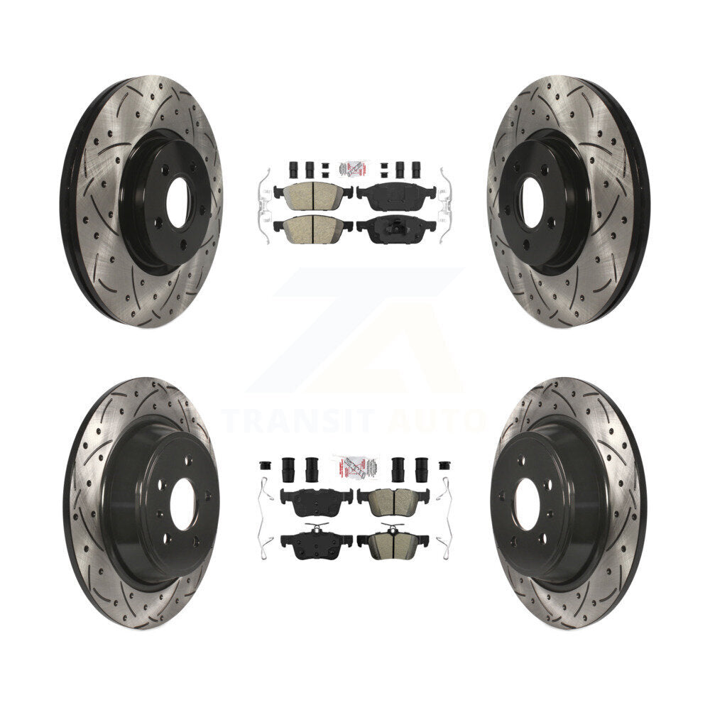 Transit Auto KDA-102506 Disc Brake Kit for 2017-2019 Lincoln MKC, Ford Escape - Front and Rear product image