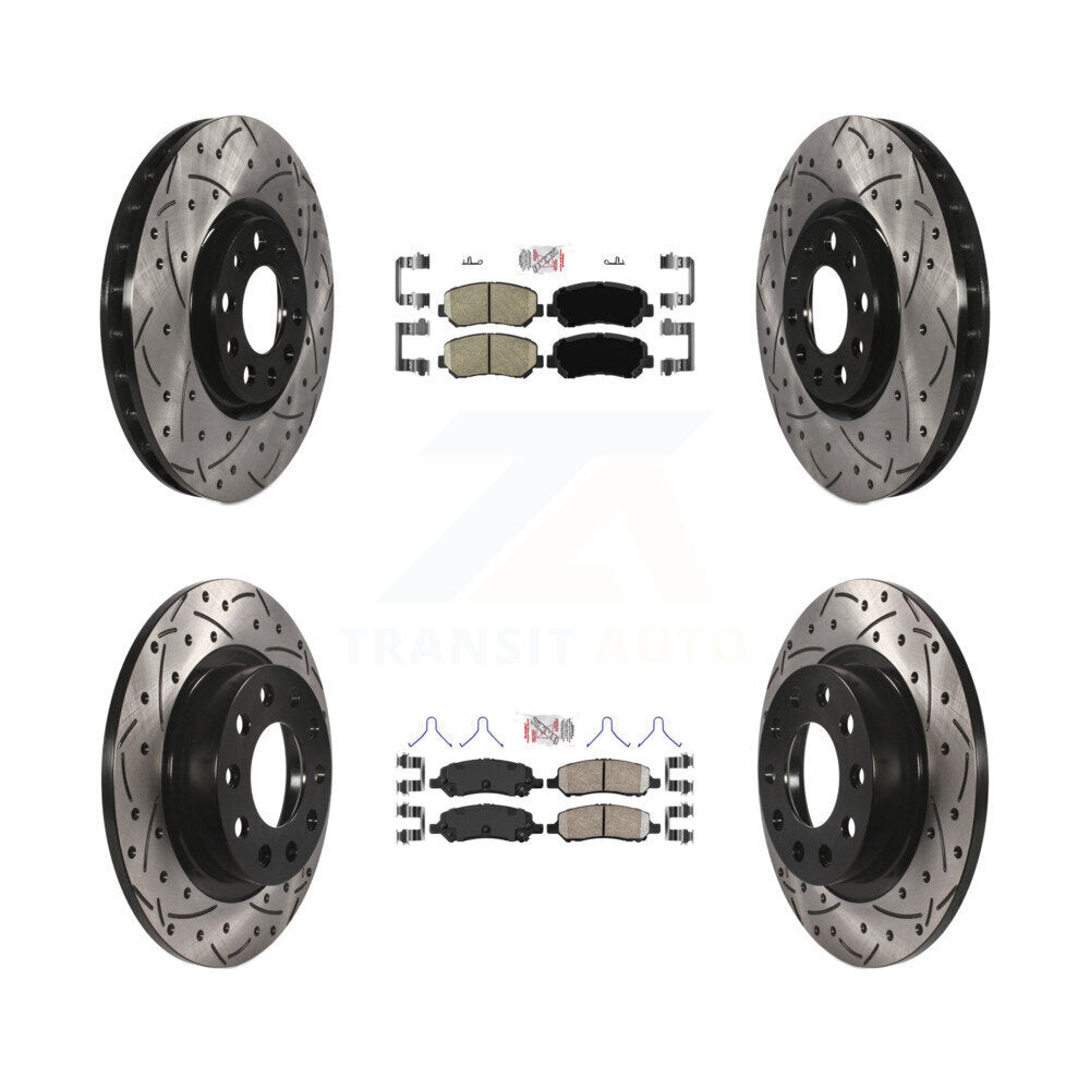 Transit Auto KDA-102507 Disc Brake Kit for 2013-2016 Dodge Dart - Front and Rear product image