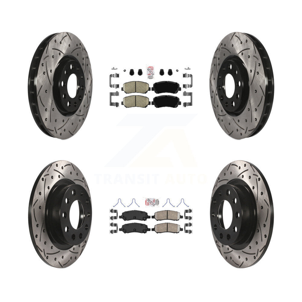 Transit Auto KDA-102508 Disc Brake Kit for 2013-2016 Dodge Dart - Front and Rear product image