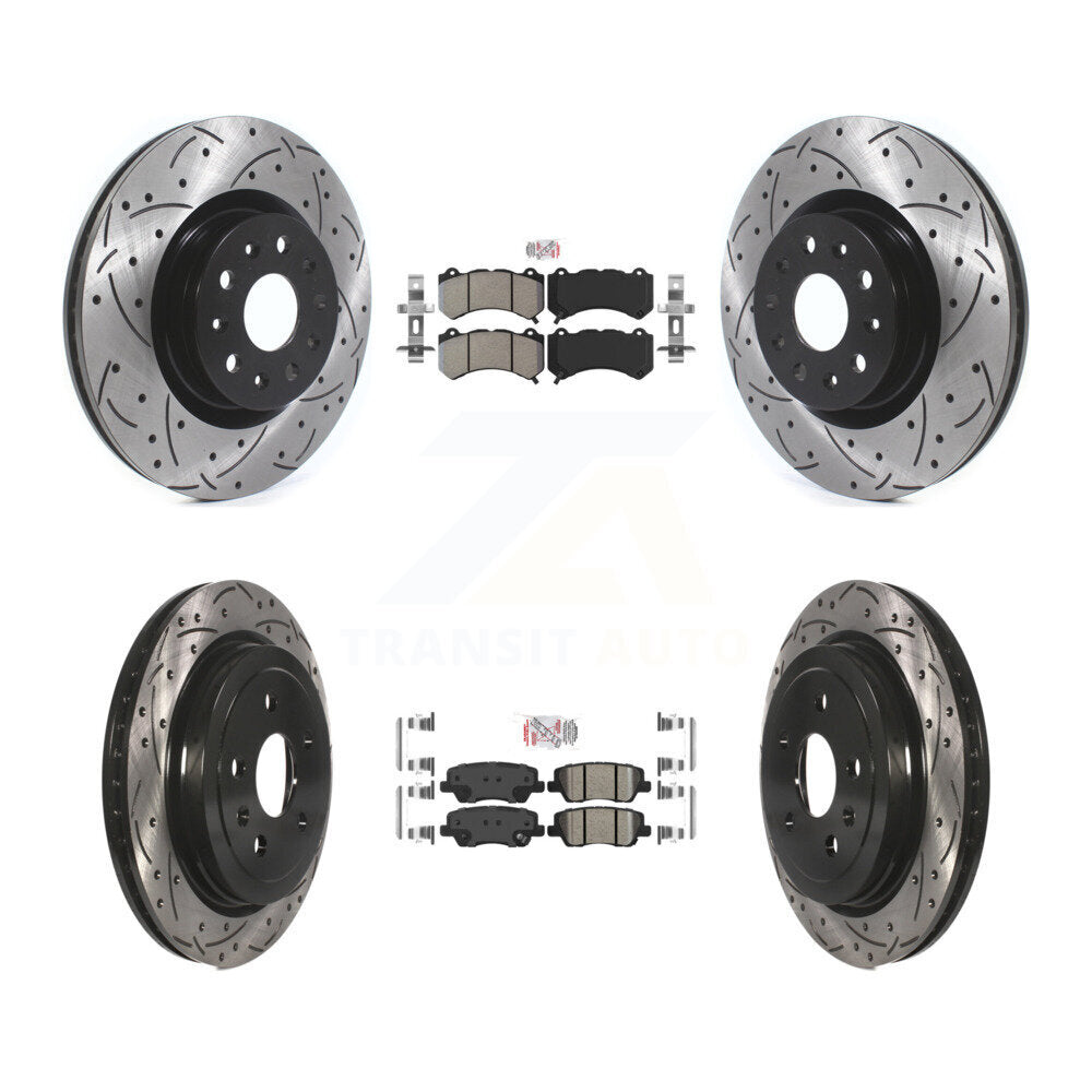 Transit Auto KDA-102512 Disc Brake Kit for 2016 Cadillac CTS - Front and Rear product image