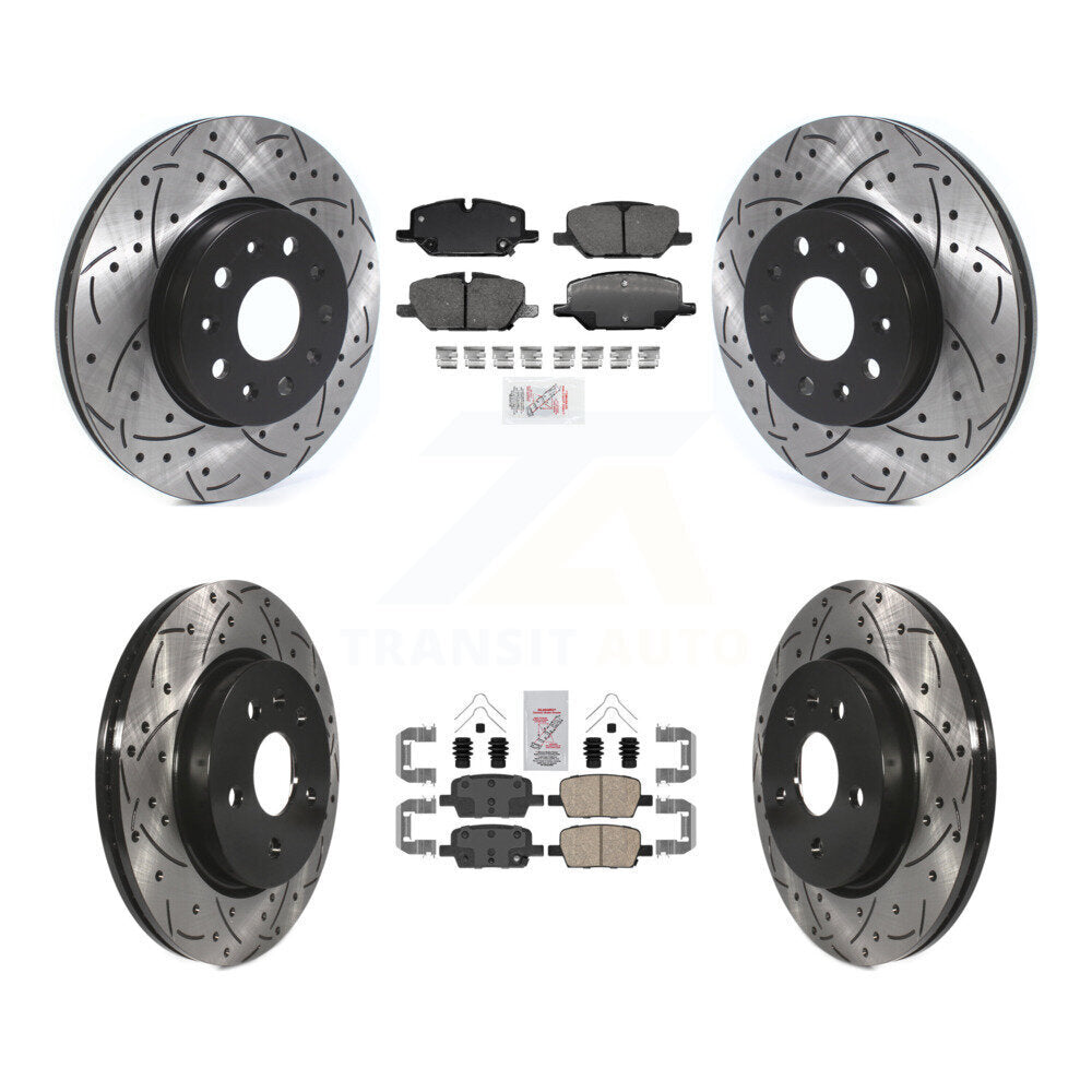 Transit Auto KDA-102517 Disc Brake Kit for 2021-2022 Chevrolet Camaro - Front and Rear product image