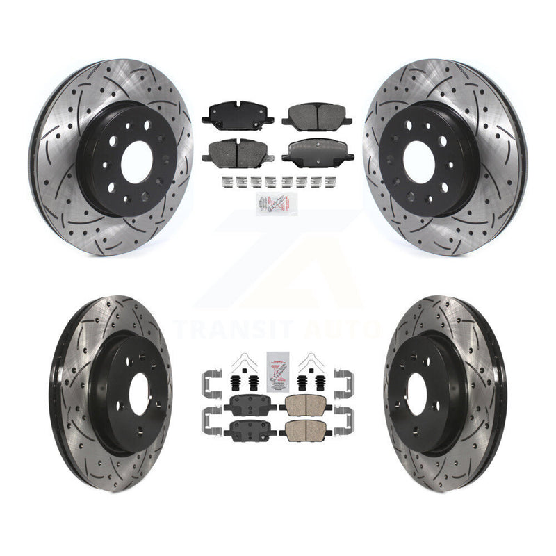 Transit Auto KDA-102517 Disc Brake Kit for 2021-2022 Chevrolet Camaro - Front and Rear product image