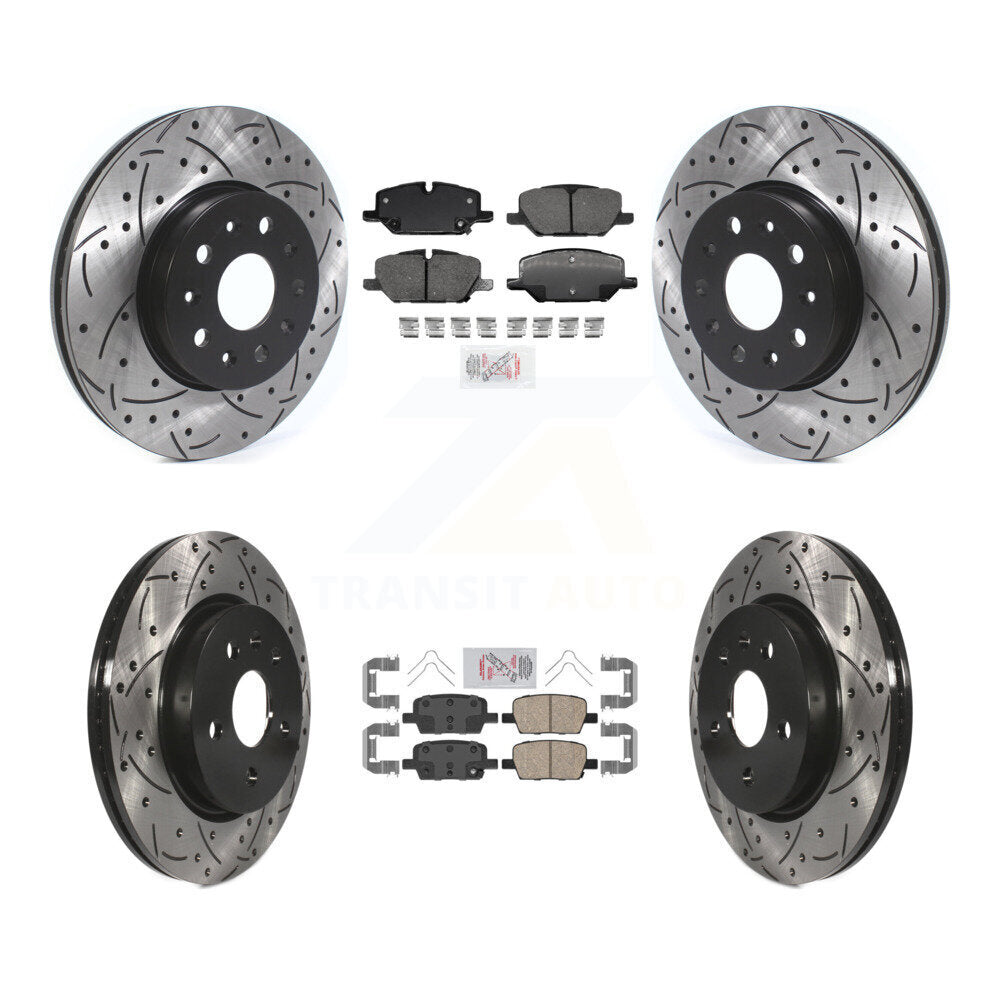 Transit Auto KDA-102518 Disc Brake Kit for 2021-2022 Chevrolet Camaro - Front and Rear product image