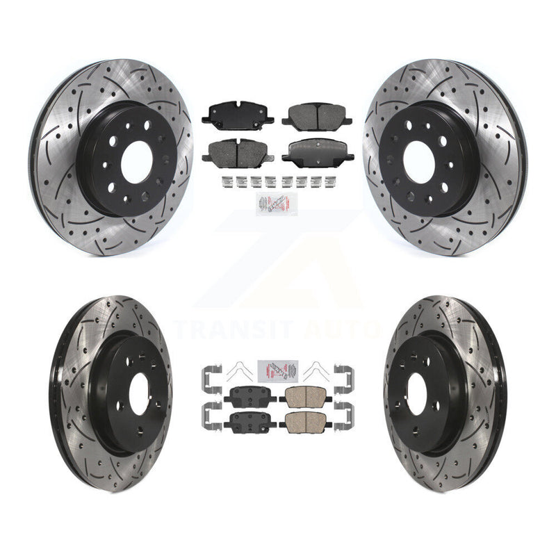 Transit Auto KDA-102518 Disc Brake Kit for 2021-2022 Chevrolet Camaro - Front and Rear product image