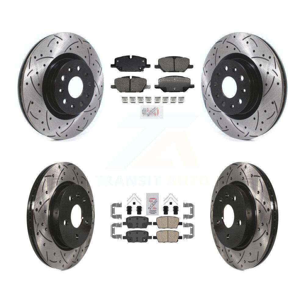 Transit Auto KDA-102519 Disc Brake Kit for 2022 Chevrolet Camaro - Front and Rear product image