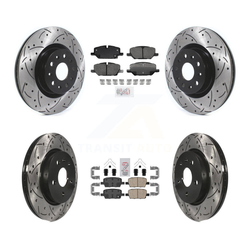 Transit Auto KDA-102519 Disc Brake Kit for 2022 Chevrolet Camaro - Front and Rear product image