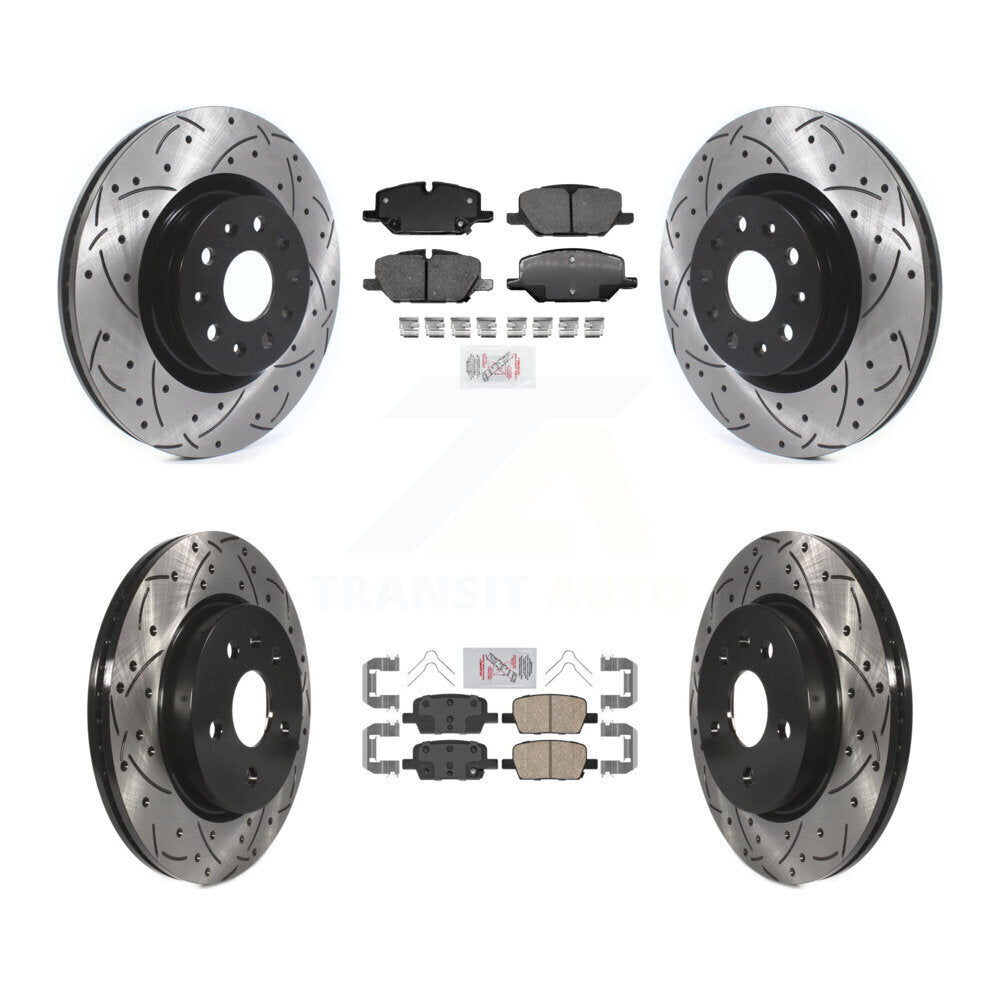 Transit Auto KDA-102520 Disc Brake Kit for 2022 Chevrolet Camaro - Front and Rear product image
