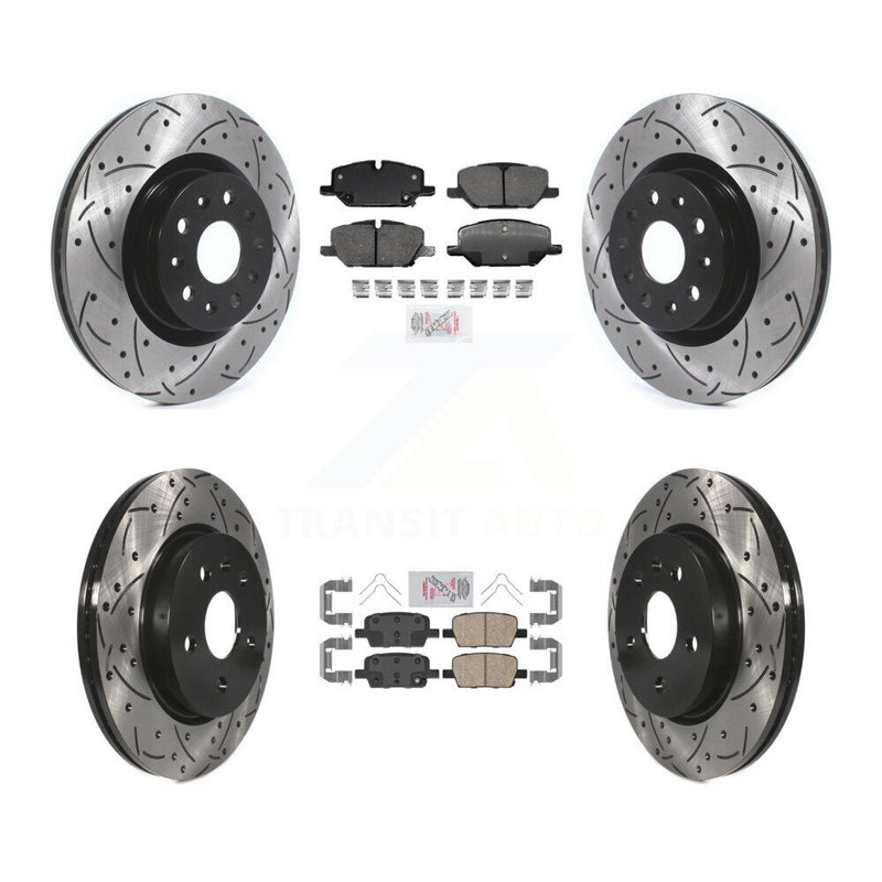 Transit Auto KDA-102520 Disc Brake Kit for 2022 Chevrolet Camaro - Front and Rear product image