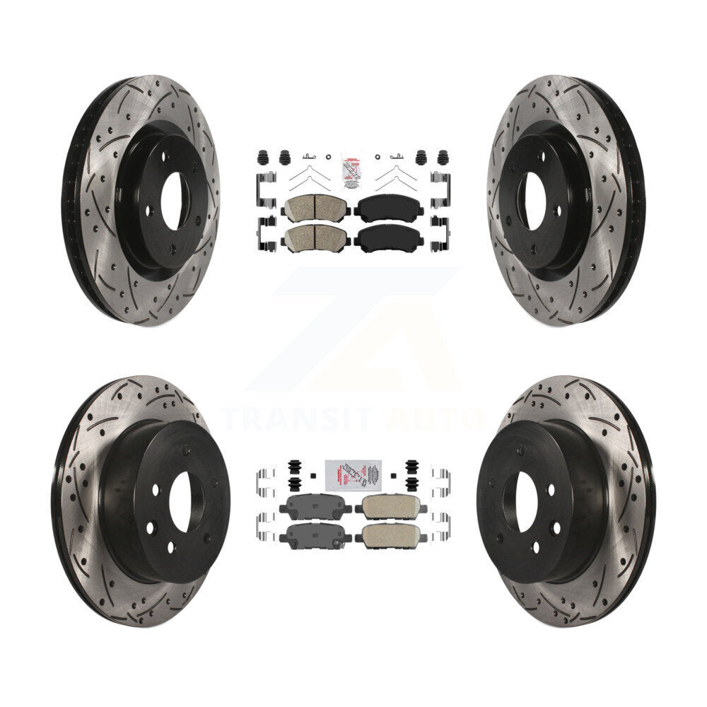 Transit Auto KDA-102522 Disc Brake Kit for 2008-2015 Nissan Rogue Select, Nissan Rogue - Front and Rear product image