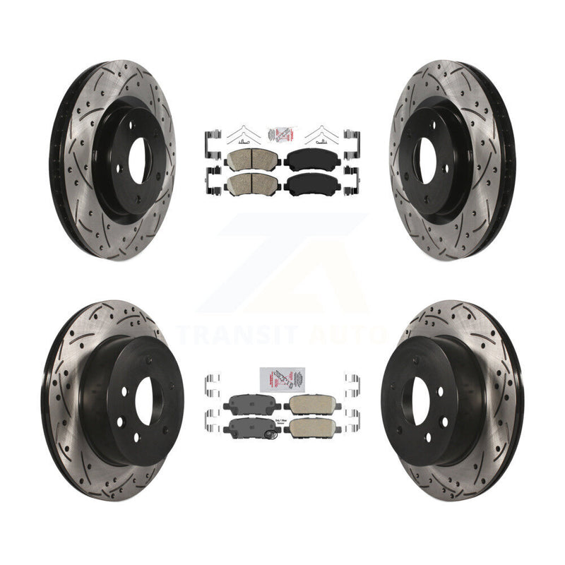 Transit Auto KDA-102523 Disc Brake Kit for 2008-2015 Nissan Rogue Select, Nissan Rogue - Front and Rear product image