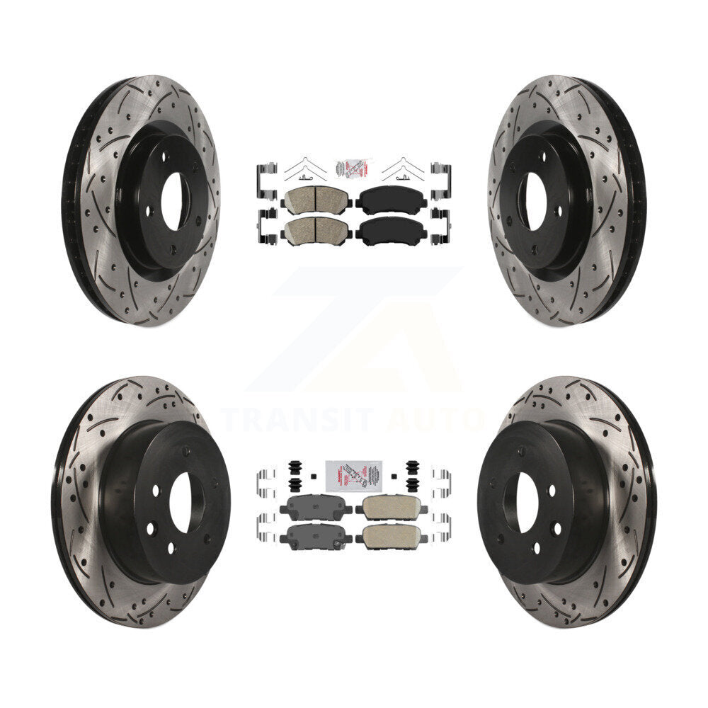 Transit Auto KDA-102524 Disc Brake Kit for 2008-2015 Nissan Rogue Select, Nissan Rogue - Front and Rear product image