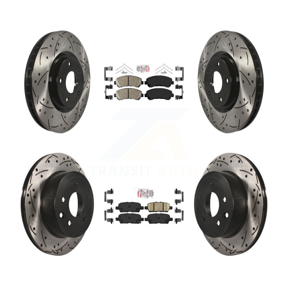 Transit Auto KDA-102527 Disc Brake Kit for 2014-2017 Nissan Juke - Front and Rear product image