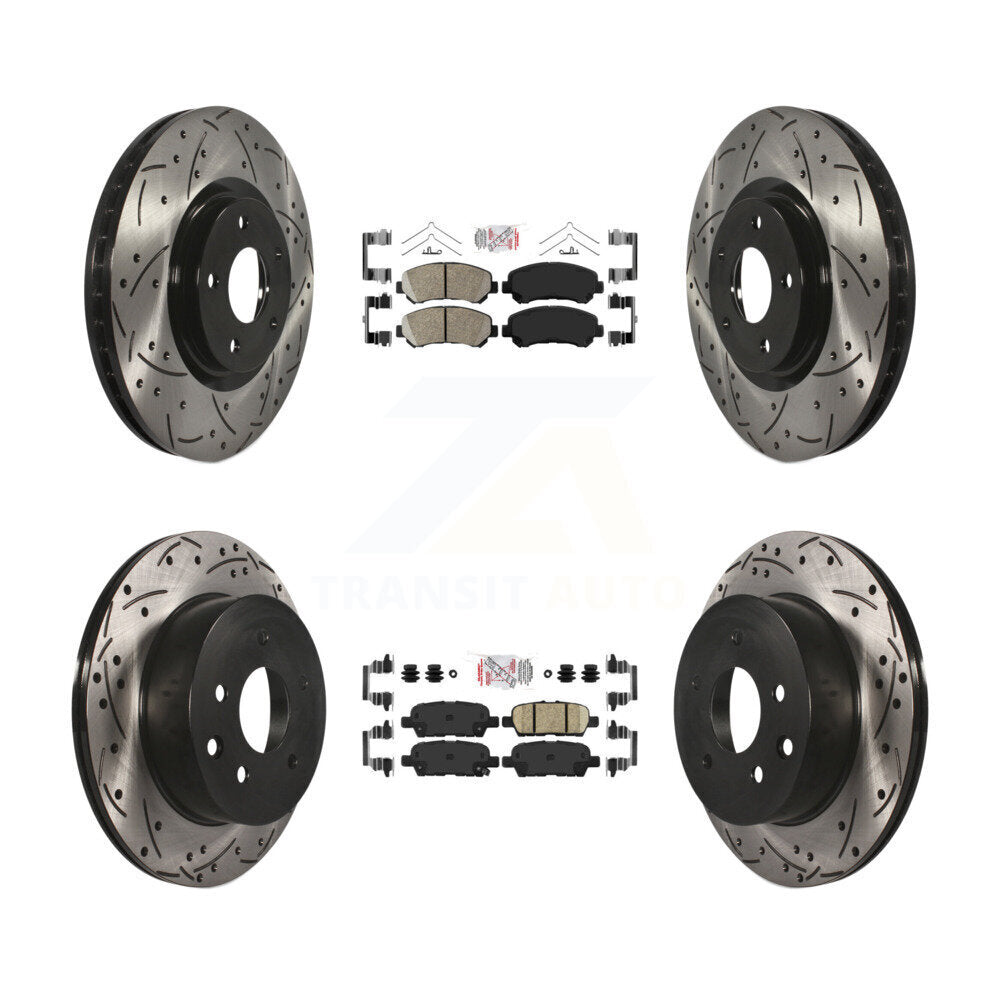 Transit Auto KDA-102528 Disc Brake Kit for 2014-2017 Nissan Juke - Front and Rear product image