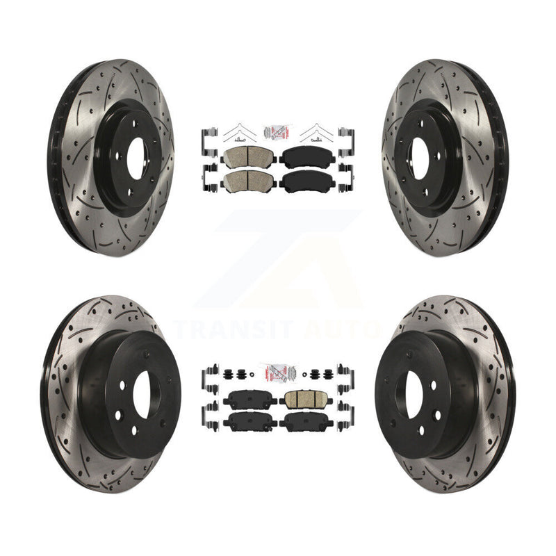 Transit Auto KDA-102528 Disc Brake Kit for 2014-2017 Nissan Juke - Front and Rear product image