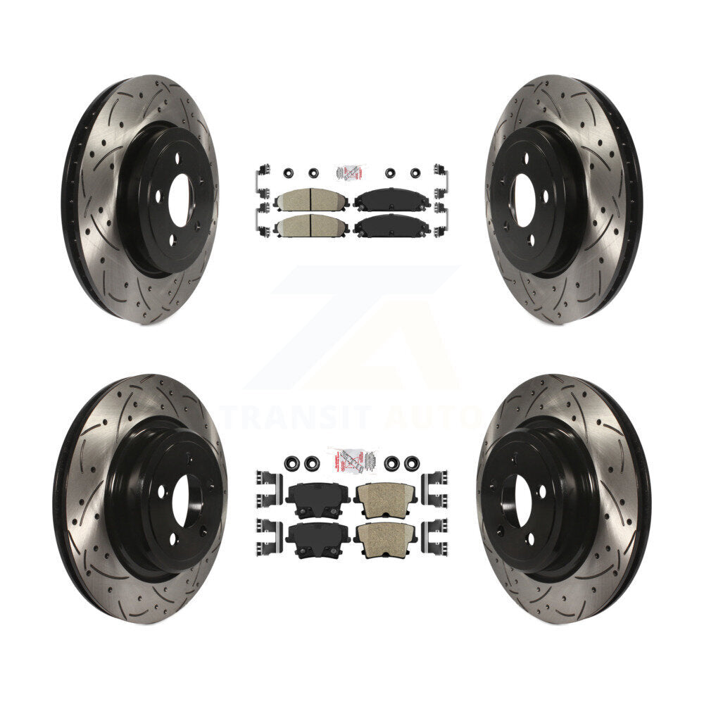 Transit Auto KDA-102529 Disc Brake Kit for 2006-2013 Dodge Charger - Front and Rear product image