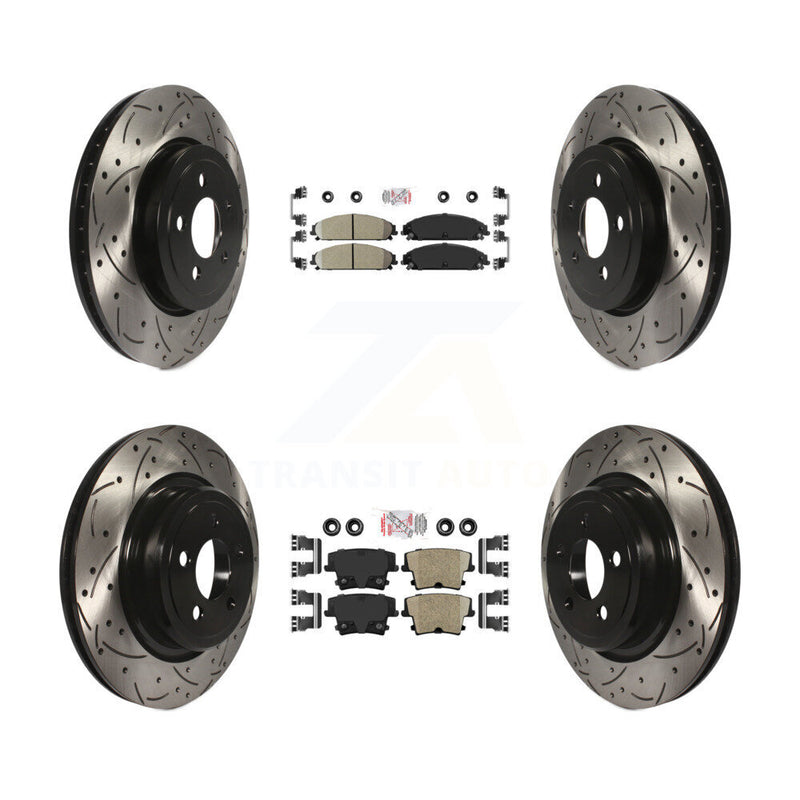 Transit Auto KDA-102529 Disc Brake Kit for 2006-2013 Dodge Charger - Front and Rear product image