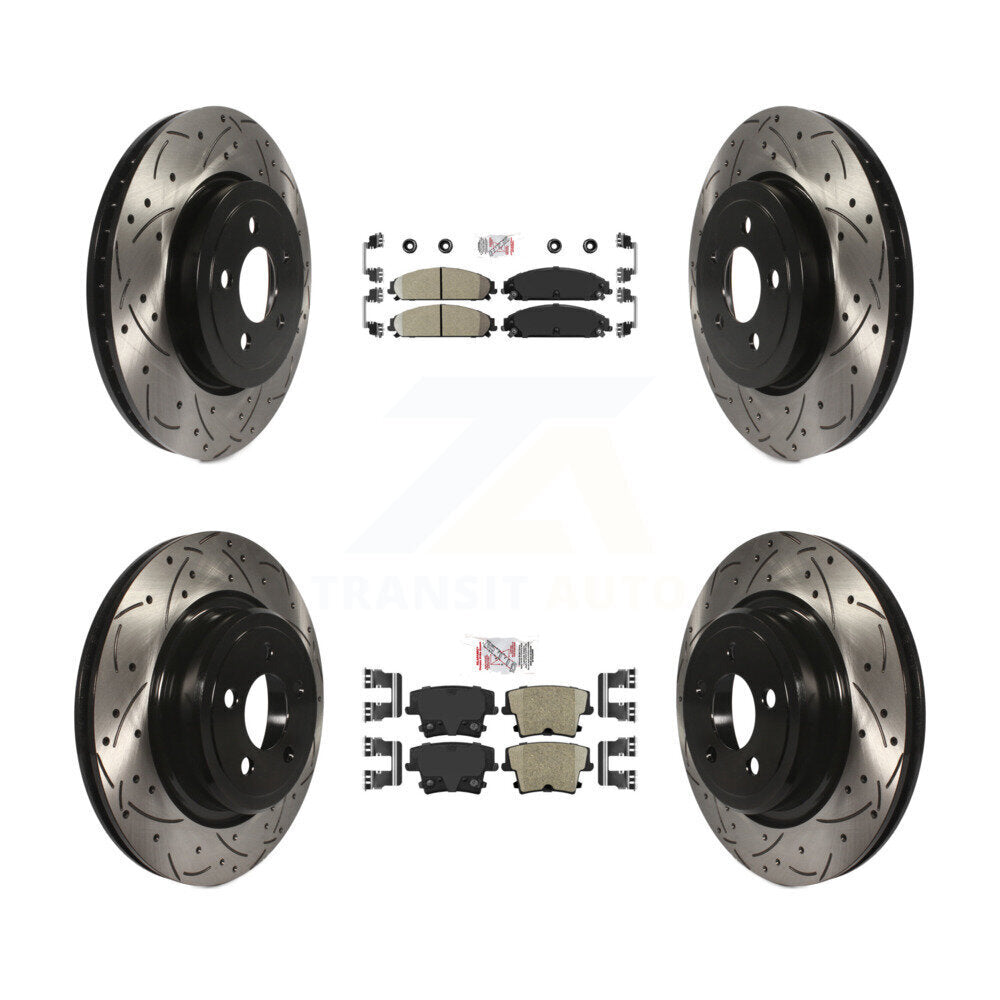 Transit Auto KDA-102530 Disc Brake Kit for 2006-2013 Dodge Charger - Front and Rear product image