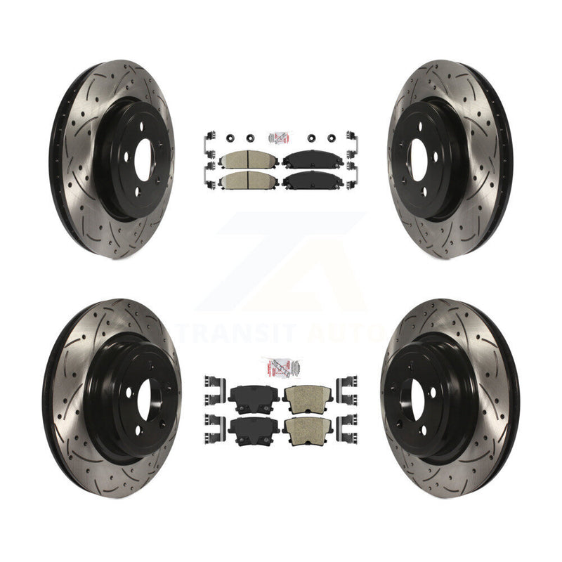Transit Auto KDA-102530 Disc Brake Kit for 2006-2013 Dodge Charger - Front and Rear product image