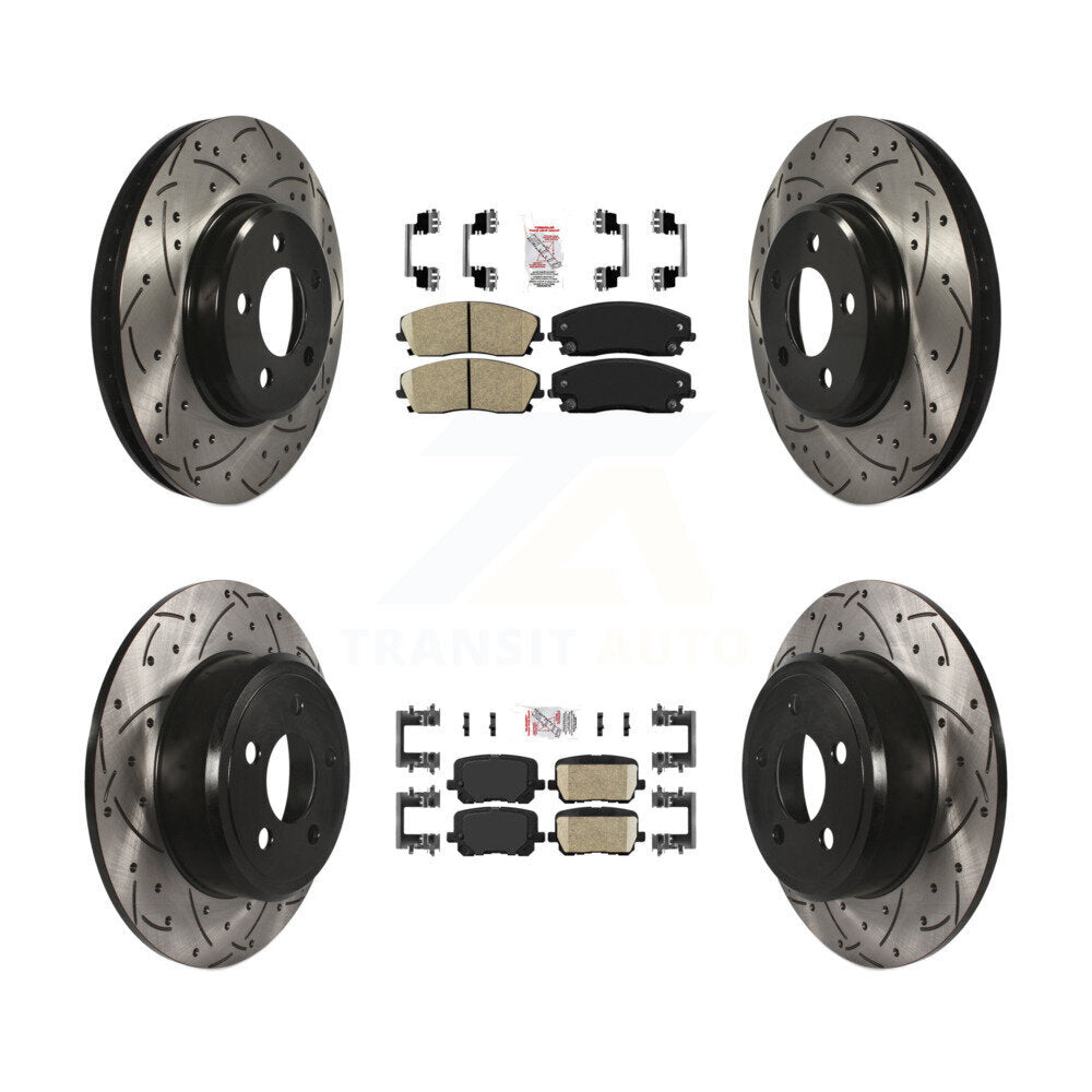 Transit Auto KDA-102532 Disc Brake Kit for 2014-2018 Dodge Charger - Front and Rear product image