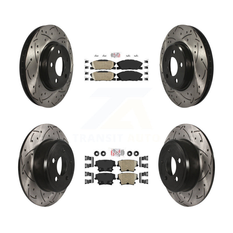 Transit Auto KDA-102533 Disc Brake Kit for 2014-2018 Dodge Charger - Front and Rear product image