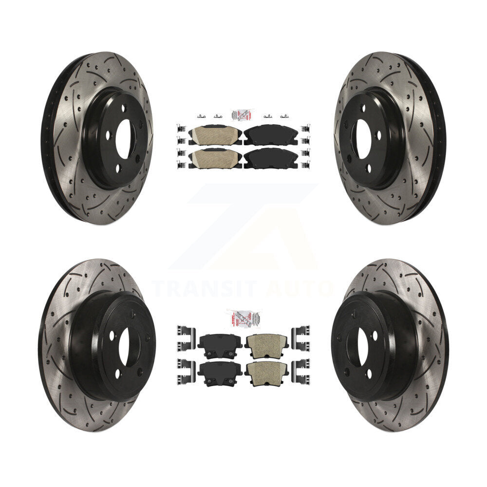 Transit Auto KDA-102534 Disc Brake Kit for 2014-2018 Dodge Charger - Front and Rear product image