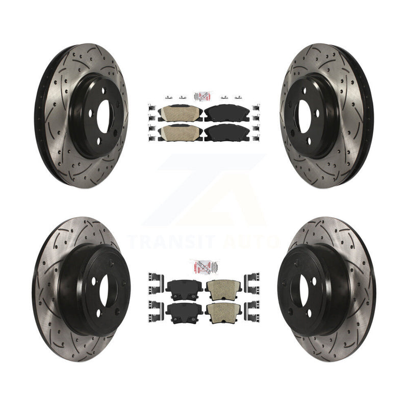 Transit Auto KDA-102534 Disc Brake Kit for 2014-2018 Dodge Charger - Front and Rear product image