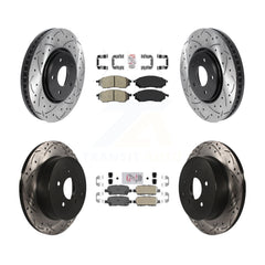 Transit Auto KDA-102542 Disc Brake Kit for 2006-2013 INFINITI FX37, INFINITI FX35, INFINITI FX45 - Front and Rear product image