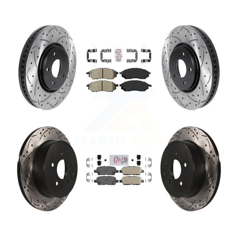 Transit Auto KDA-102542 Disc Brake Kit for 2006-2013 INFINITI FX37, INFINITI FX35, INFINITI FX45 - Front and Rear product image