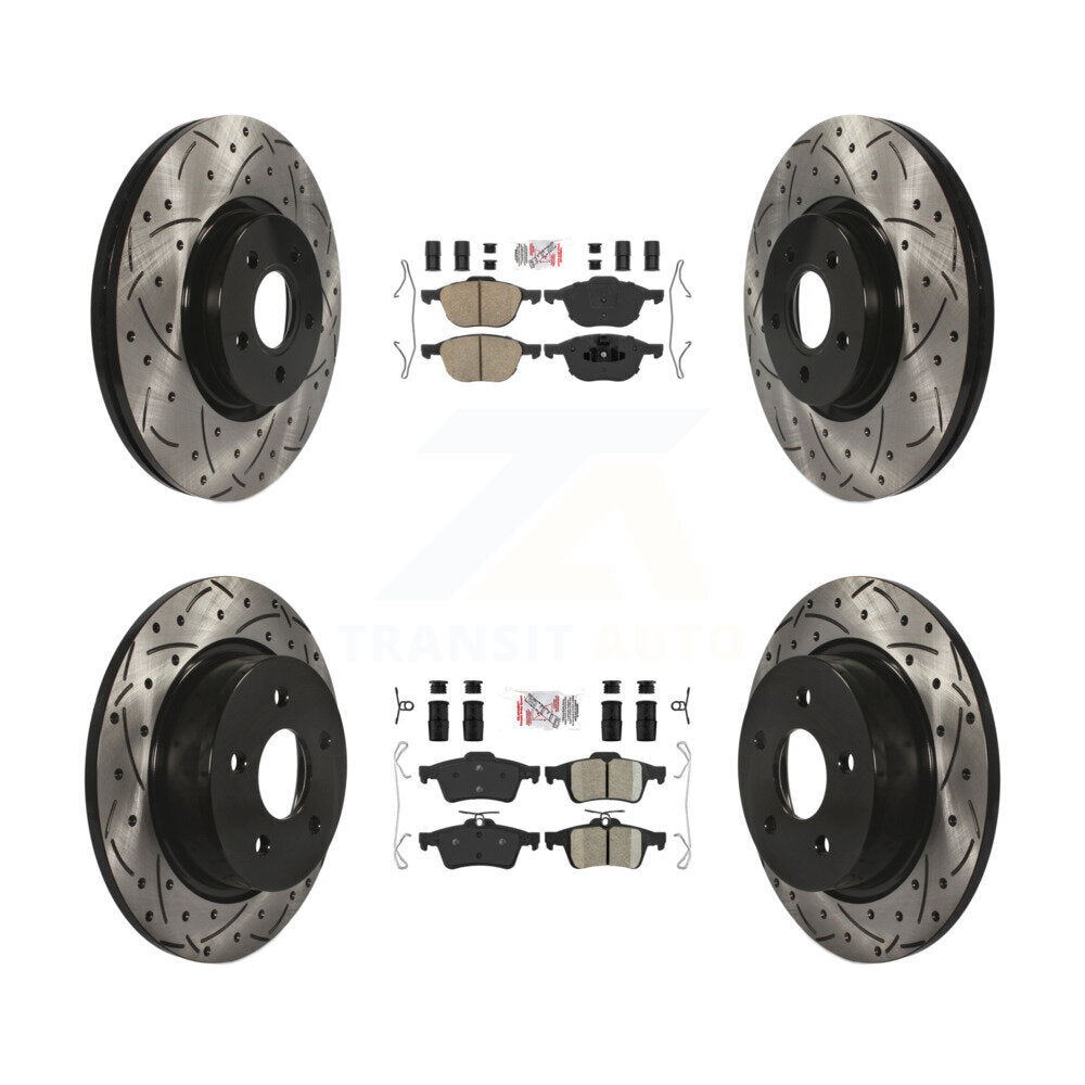 Transit Auto KDA-102543 Disc Brake Kit for 2014 Ford Transit Connect - Front and Rear product image