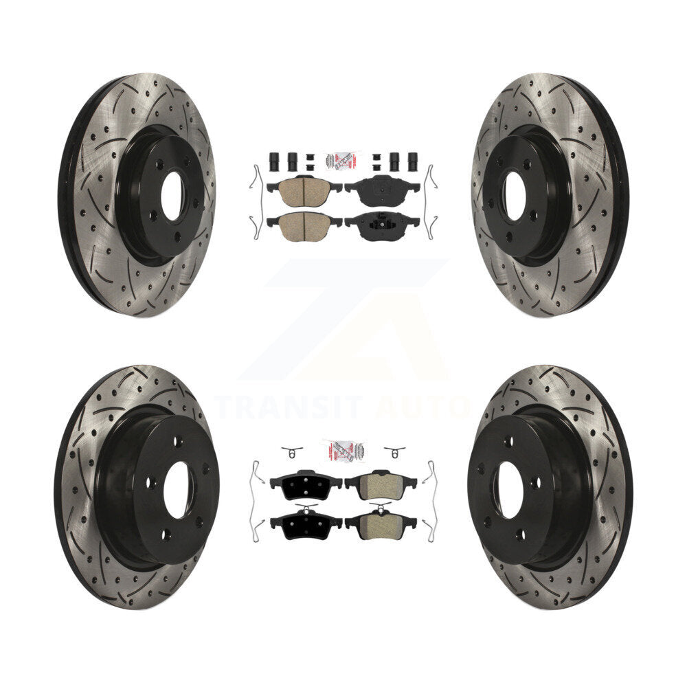 Transit Auto KDA-102545 Disc Brake Kit for 2014 Ford Transit Connect - Front and Rear product image