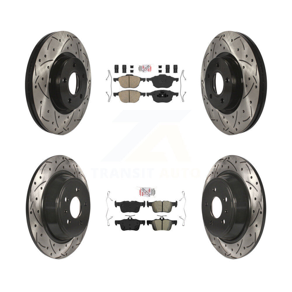 Transit Auto KDA-102546 Disc Brake Kit for 2017-2019 Ford Escape - Front and Rear product image