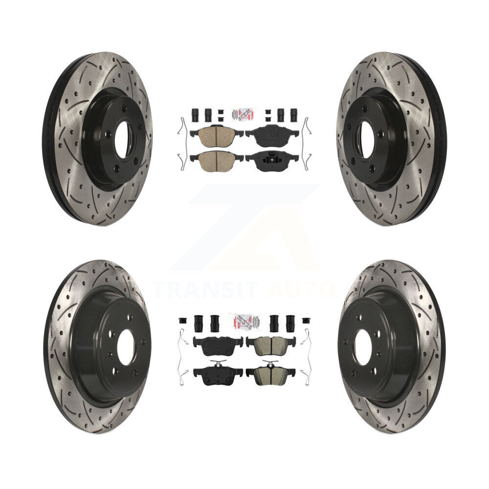 Transit Auto KDA-102547 Disc Brake Kit for 2017-2019 Ford Escape - Front and Rear product image