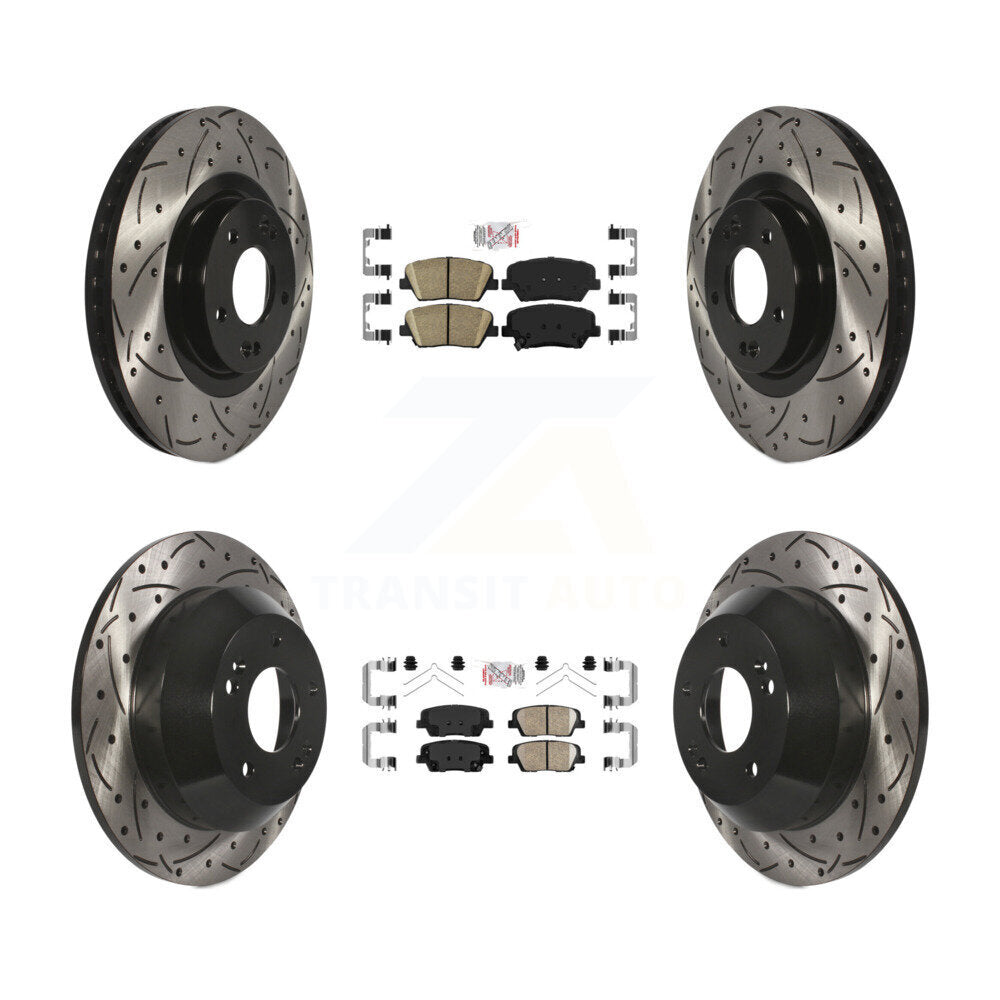Transit Auto KDA-102549 Disc Brake Kit for 2014-2015 Kia Sorento - Front and Rear product image