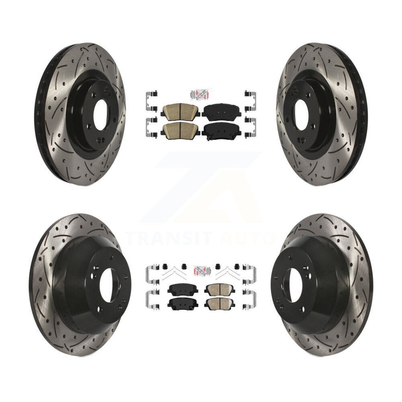 Transit Auto KDA-102549 Disc Brake Kit for 2014-2015 Kia Sorento - Front and Rear product image