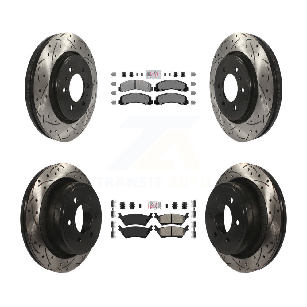 Transit Auto KDA-102555 Disc Brake Kit for 2018-2020 Ford F-150 - Front and Rear product image