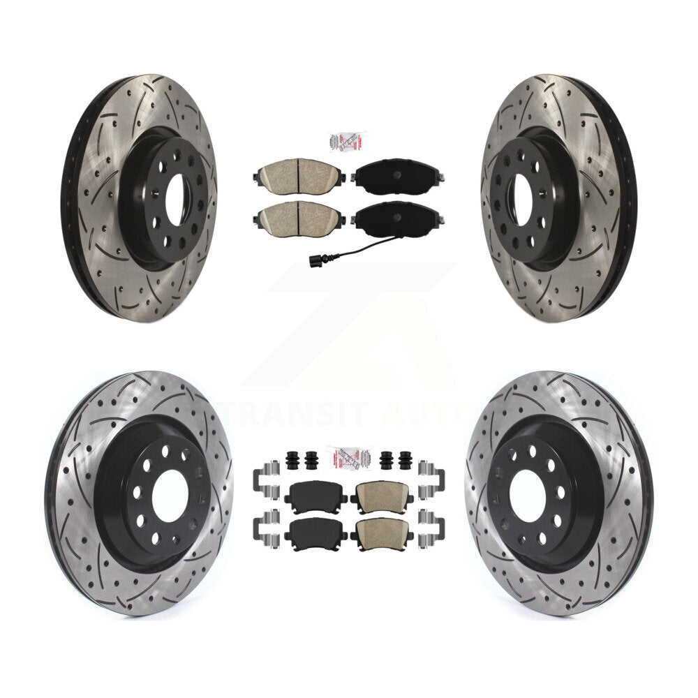 Transit Auto KDA-102559 Disc Brake Kit for 2012 Volkswagen CC - Front and Rear product image