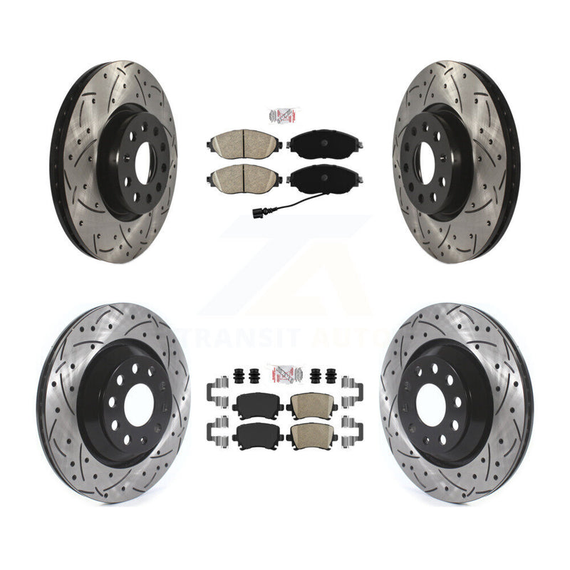 Transit Auto KDA-102559 Disc Brake Kit for 2012 Volkswagen CC - Front and Rear product image