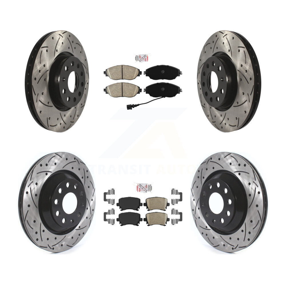 Transit Auto KDA-102560 Disc Brake Kit for 2012 Volkswagen CC - Front and Rear product image