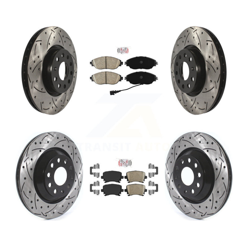 Transit Auto KDA-102560 Disc Brake Kit for 2012 Volkswagen CC - Front and Rear product image