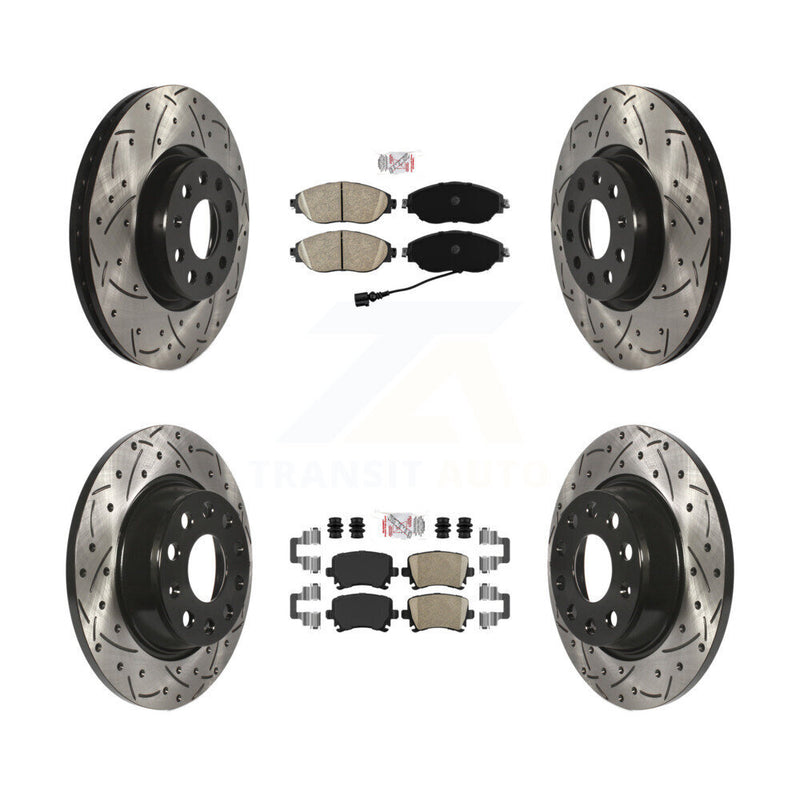 Transit Auto KDA-102561 Disc Brake Kit for 2017 Volkswagen CC - Front and Rear product image