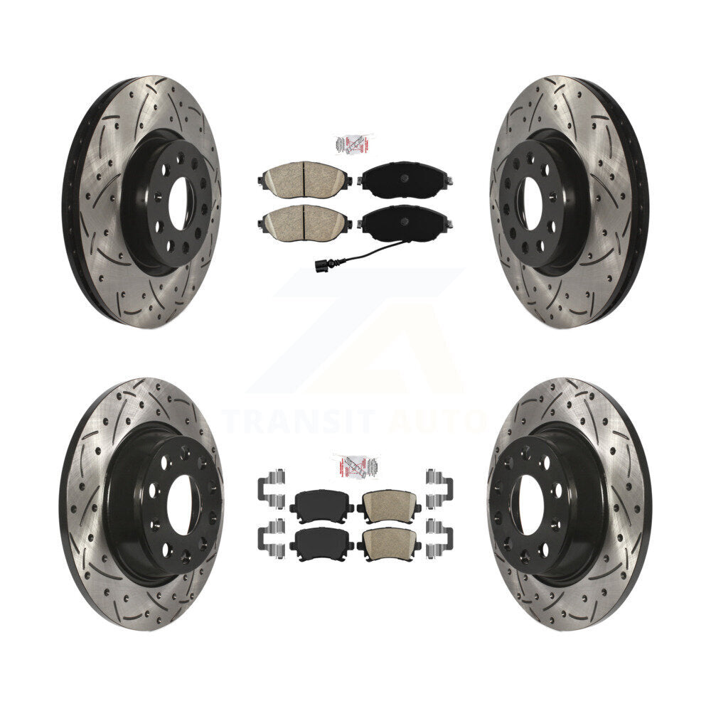 Transit Auto KDA-102562 Disc Brake Kit for 2017 Volkswagen CC - Front and Rear product image