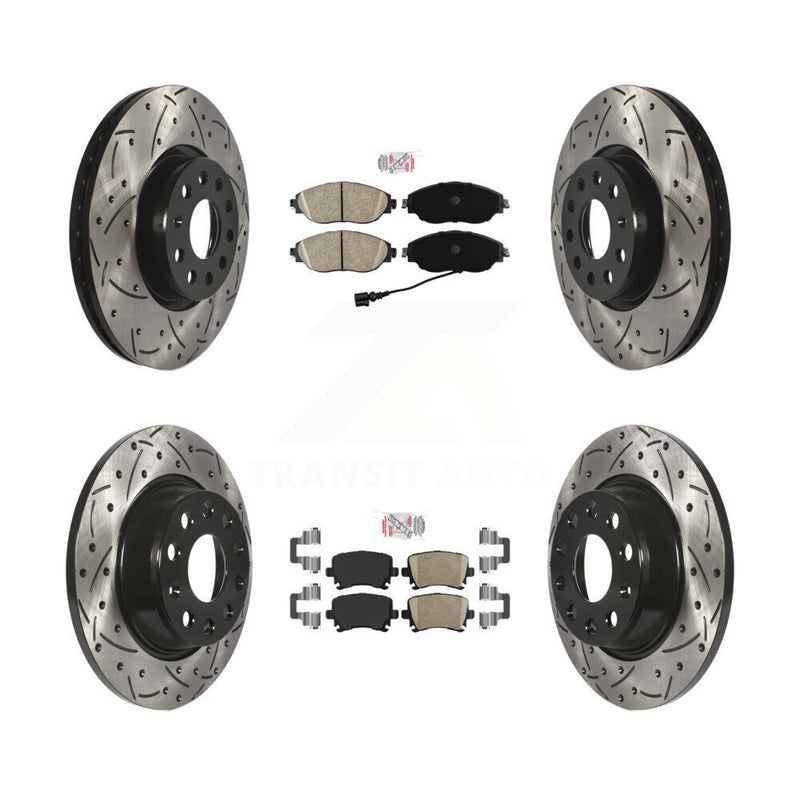 Transit Auto KDA-102562 Disc Brake Kit for 2017 Volkswagen CC - Front and Rear product image