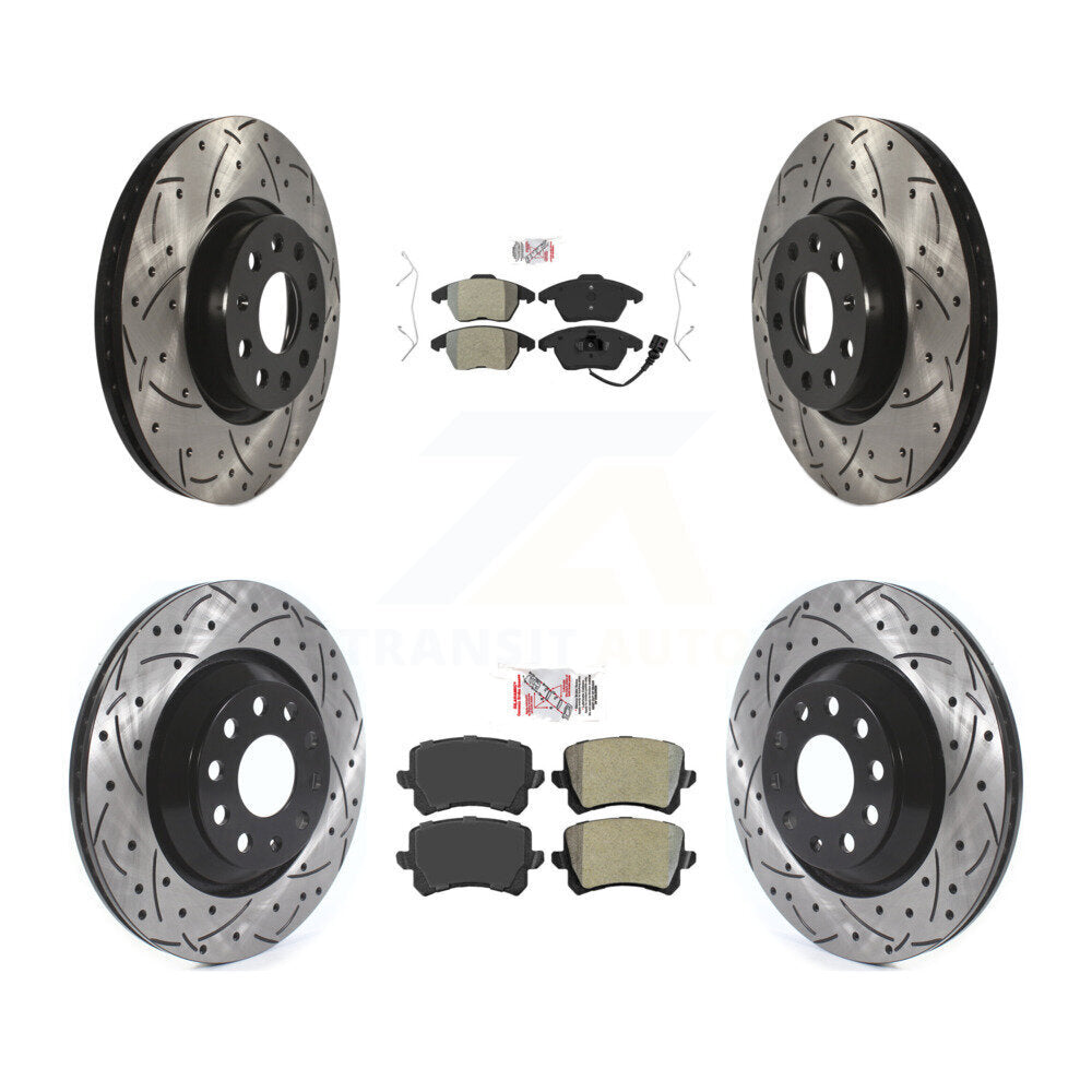 Transit Auto KDA-102563 Disc Brake Kit for 2009-2010 Volkswagen Passat CC - Front and Rear product image