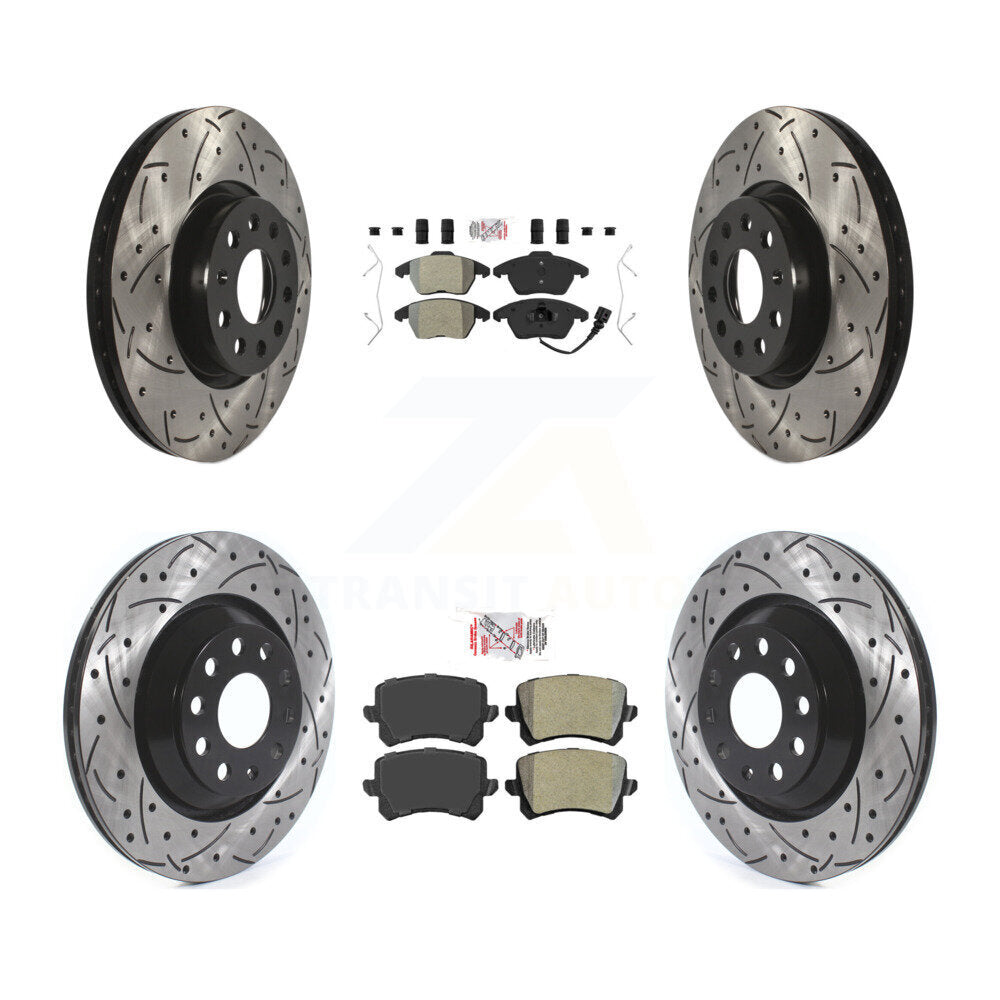 Transit Auto KDA-102564 Disc Brake Kit for 2009-2010 Volkswagen Passat CC - Front and Rear product image