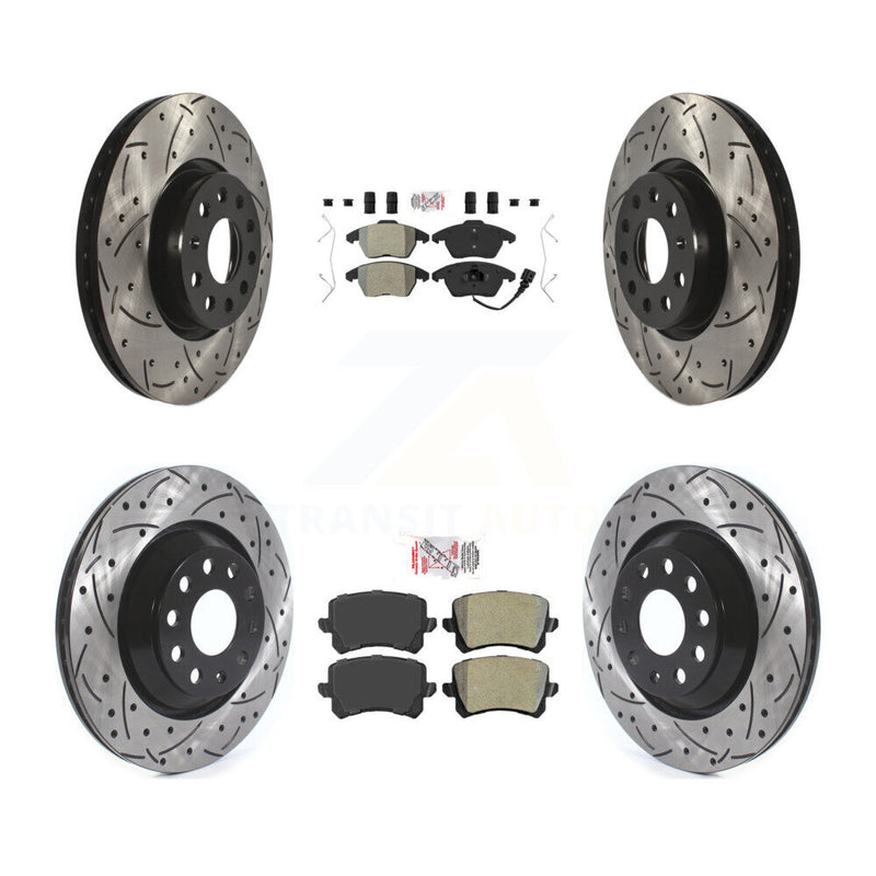 Transit Auto KDA-102564 Disc Brake Kit for 2009-2010 Volkswagen Passat CC - Front and Rear product image