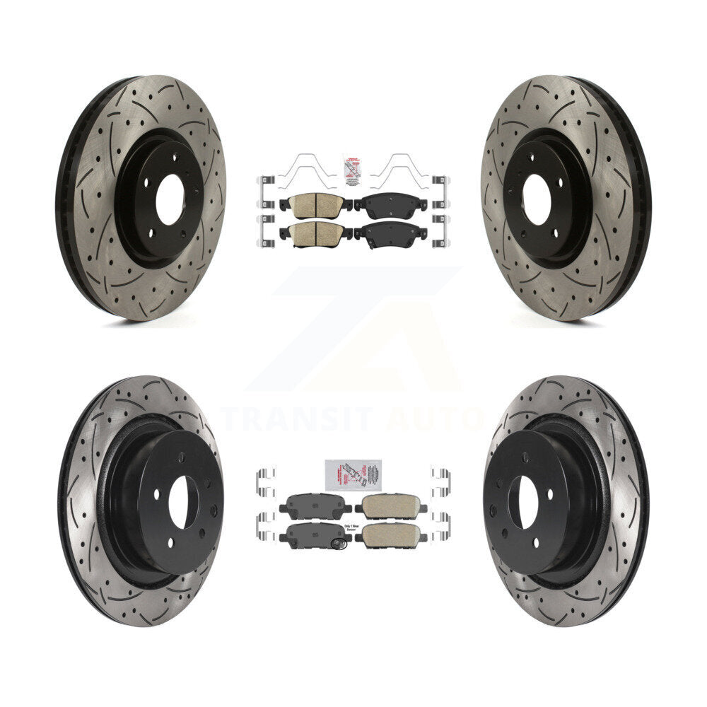 Transit Auto KDA-102569 Disc Brake Kit for 2007-2015 INFINITI Q60, INFINITI G35 - Front and Rear product image
