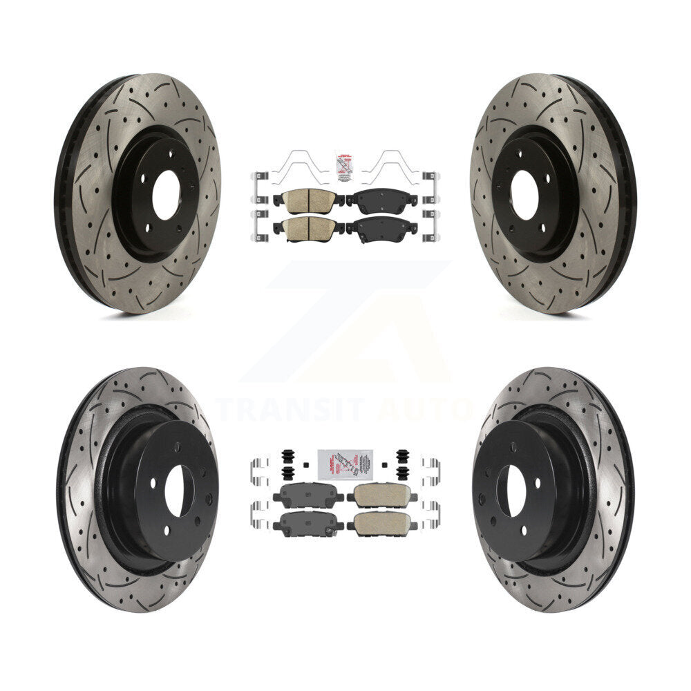 Transit Auto KDA-102570 Disc Brake Kit for 2007-2015 INFINITI Q60, INFINITI G35 - Front and Rear product image