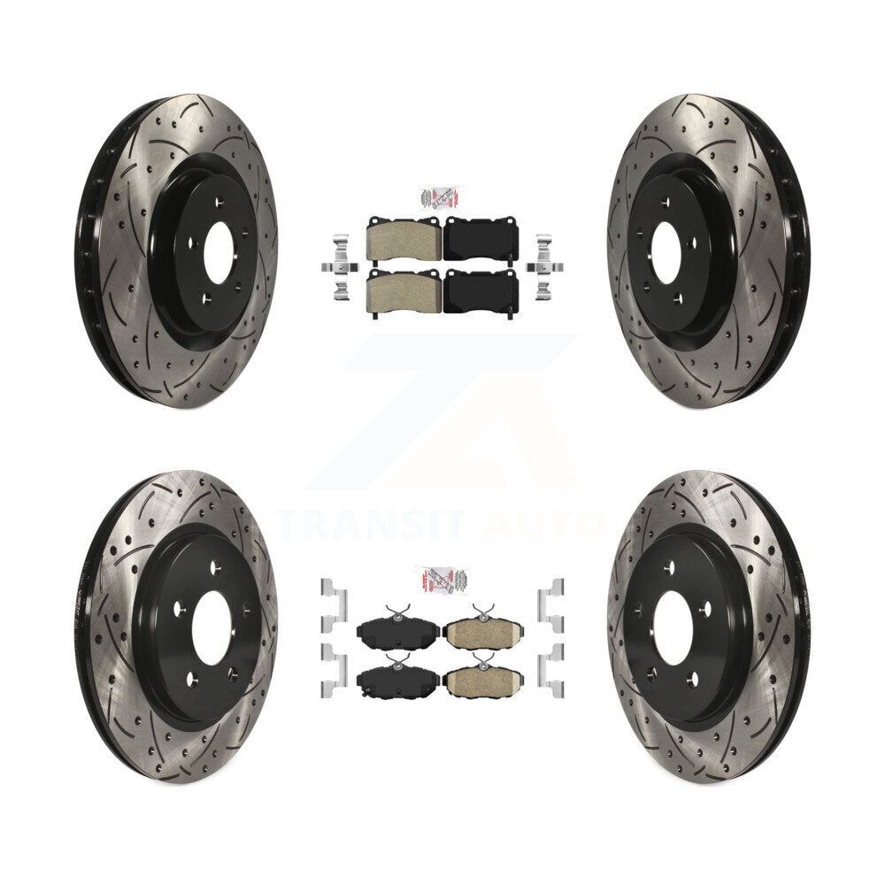 Transit Auto KDA-102571 Disc Brake Kit for 2011-2013 Ford Mustang - Front and Rear product image